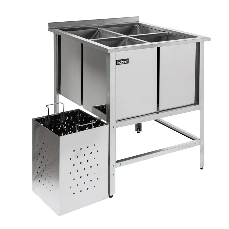 Ванна моечная для мойки яиц сварная Кобор ВМЯБ/1-80/80