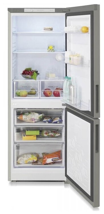Холодильник БИРЮСА M6033 310л металлик