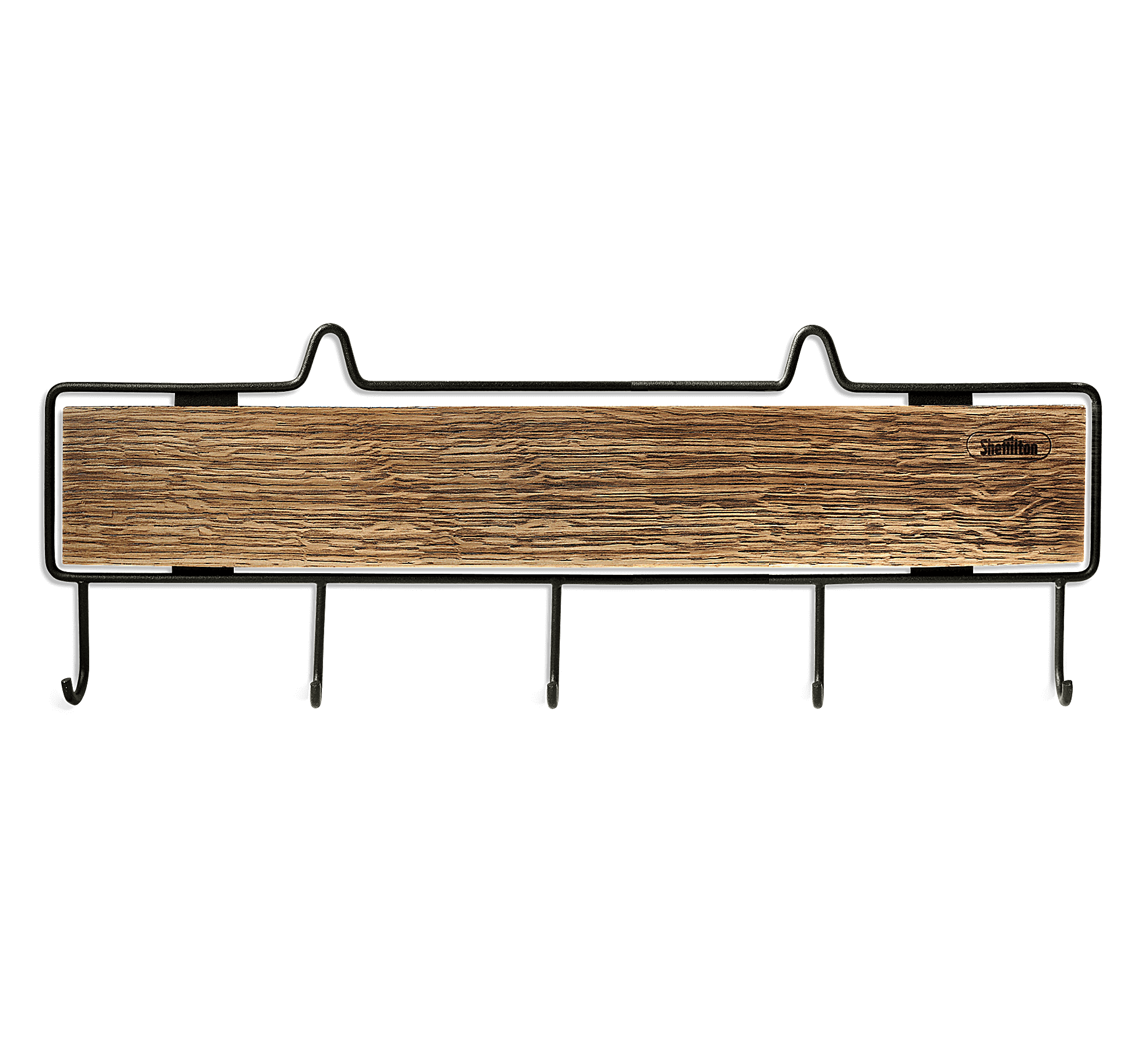 Фото - вешалка деревянная настенная sht-wh17 на пять крючков в бар или ресторан