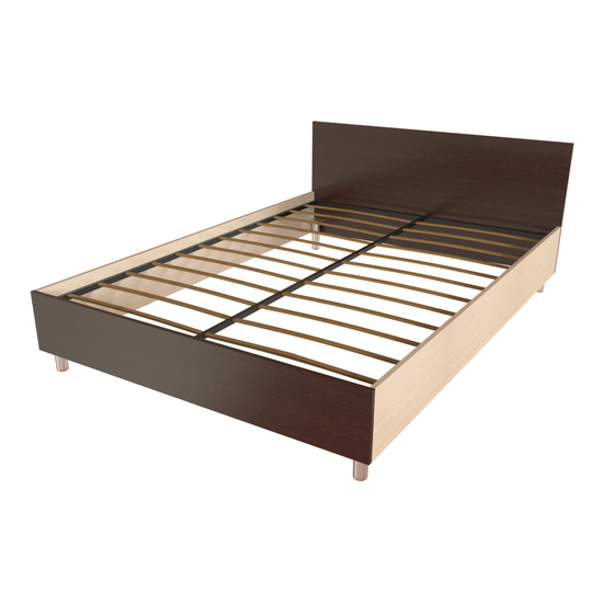 Кровать — Т-405/200х140 (2040х1450х750 мм) полутороспальная гостиничная