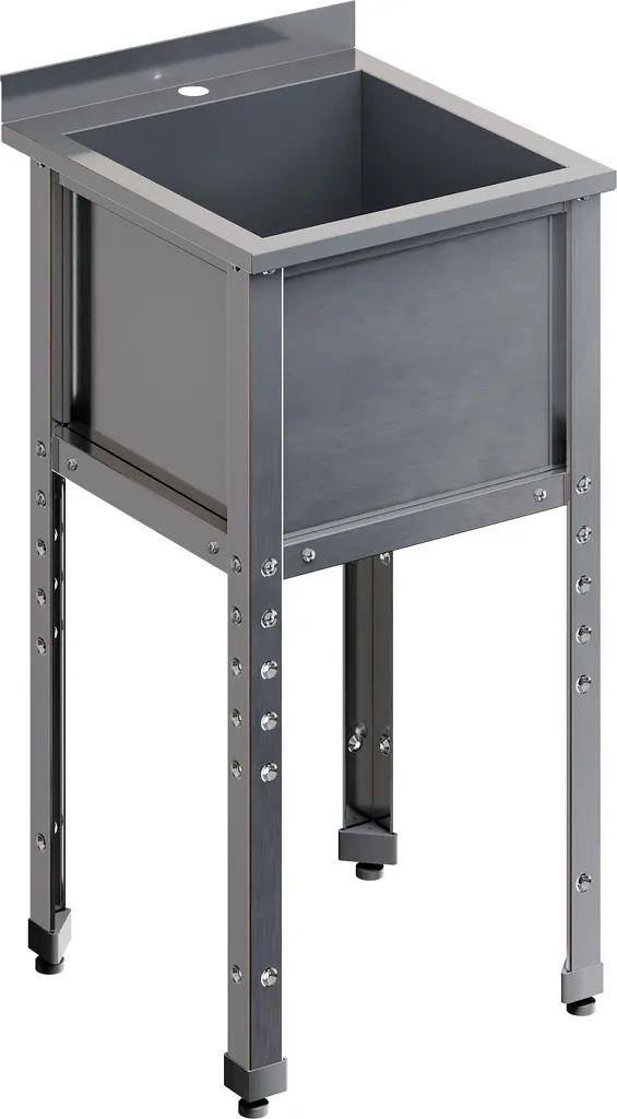 Ванна моечная односекционная с бортом ВМС-1/6-Б-ЭЦ