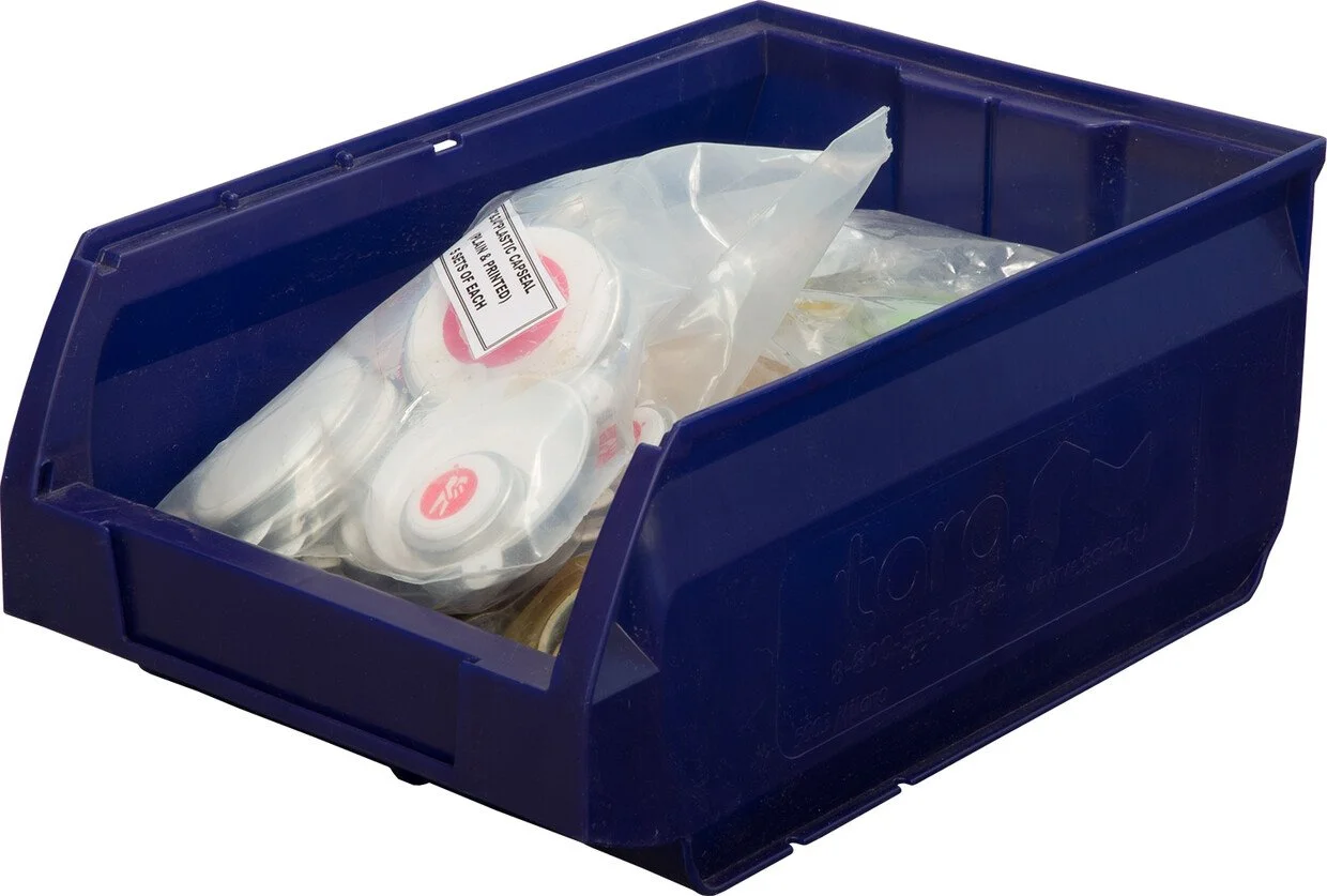 Ящик Milano 350х230х150 PP черный антистатичный 5003 ESD