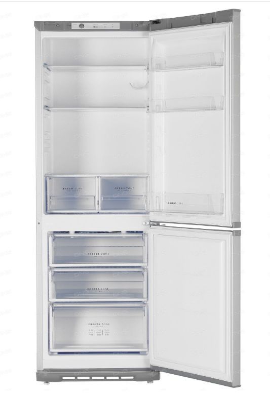 Холодильник БИРЮСА M6033 310л металлик