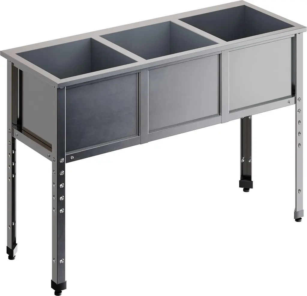 Ванна моечная треххсекционная RESTOINOX ВМС-3/4-ЭН