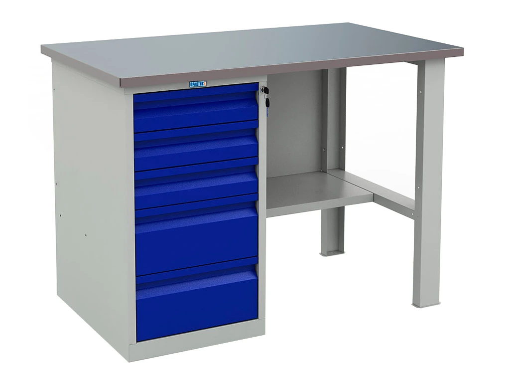 Верстак металлический Практик Profi (№ 202) WT120.WD5/F1.000