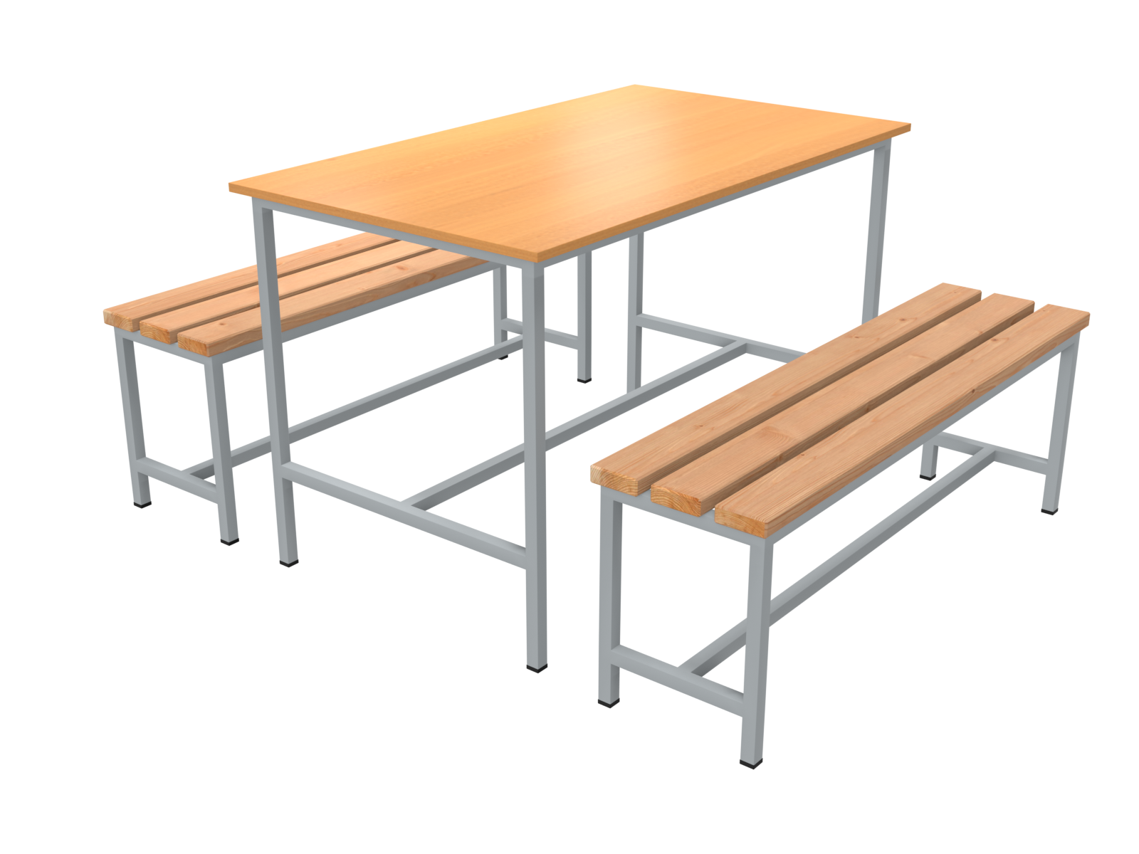 Обеденная группа для рабочих Эконом — СД/Р-ОГ-1200 стол для приема пищи кухонный и скамейки