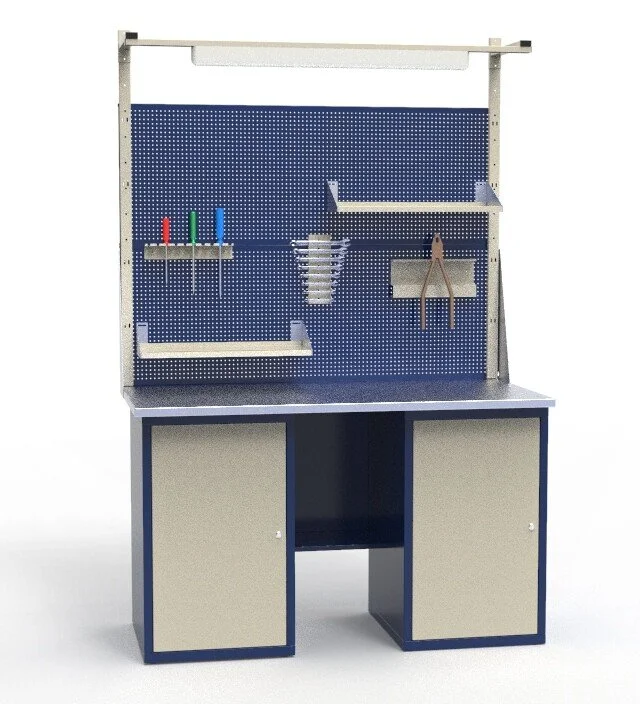 Верстак слесарный двухтумбовый СВ-2Т.01.01.14_сб2